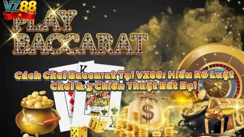 Cách Chơi Baccarat Tại VZ88: Hiểu Rõ Luật Chơi & 3 Chiến Thuật Bất Bại